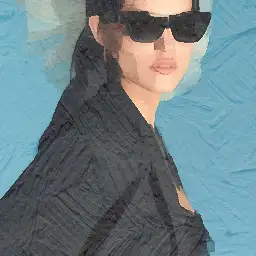 Jimmy Choo banner painting