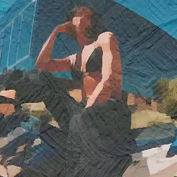 Jimmy Choo banner painting