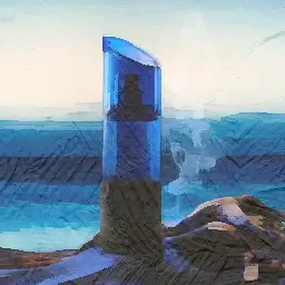 Kenzo Parfums background painting