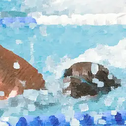 Swiss Timing banner painting