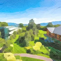 Valfleurier background painting