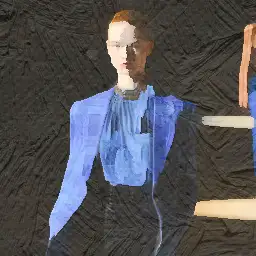 Yves Saint Laurent banner painting